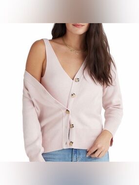 NWOT Favorite Daughter Cashmere & Cotton Knit Cardigan